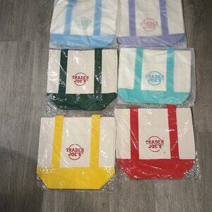 Trader Joe's mini canvas bags